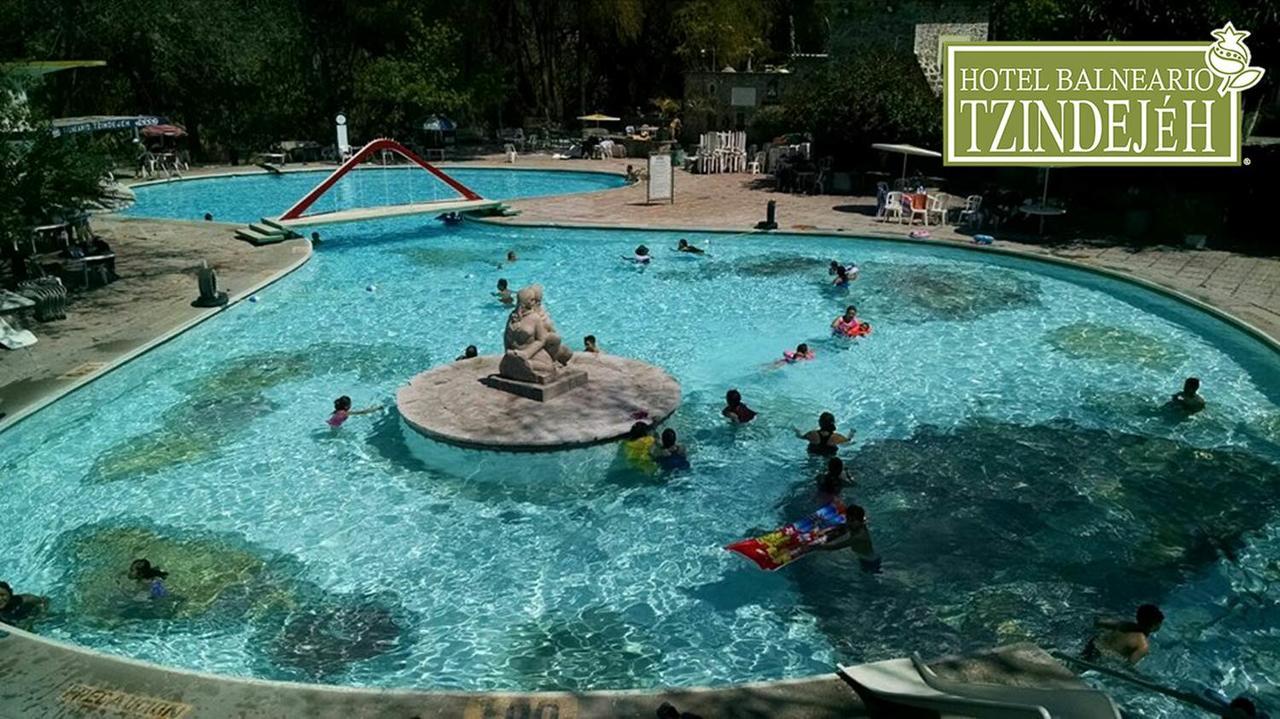 Hotel Balneario Tzindejeh Таскильо Экстерьер фото