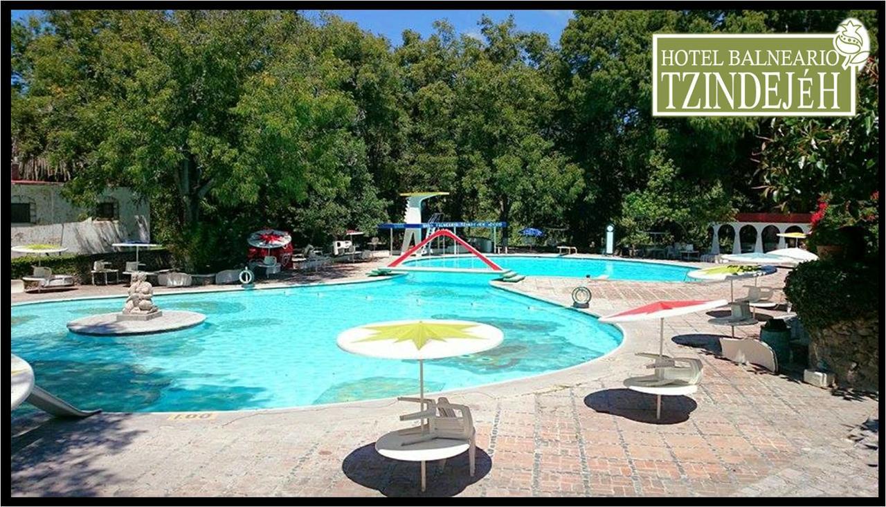 Hotel Balneario Tzindejeh Таскильо Экстерьер фото
