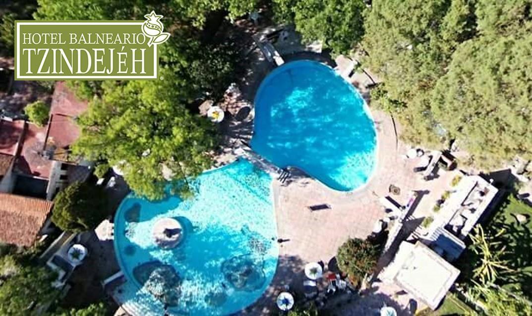 Hotel Balneario Tzindejeh Таскильо Экстерьер фото